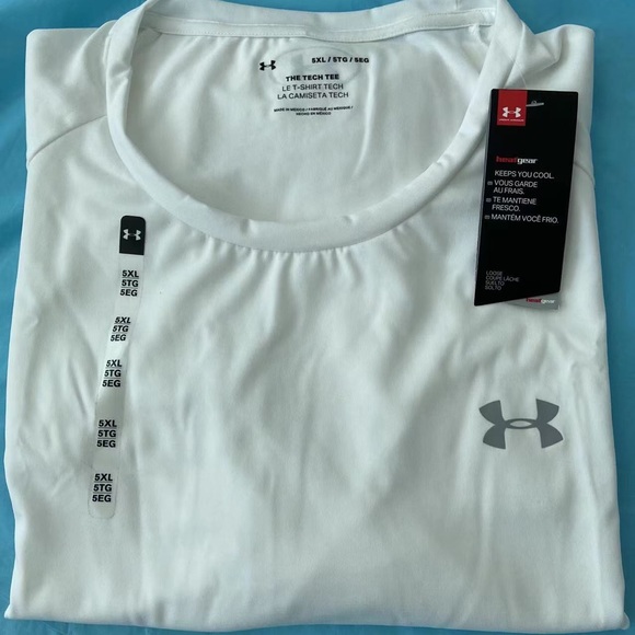 Men's Under Armour Tech™ 2.0 Short Sleeve T-Shirt Size 5XL - Picture 3 of 3